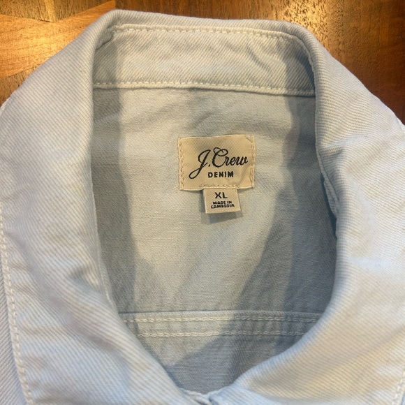 J. Crew Denim Jacket - perfect for fall, trendy chore jacket - Picture 4 of 4